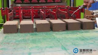 FL4-10 Automatic hydraulic pressure interlocking brick making machine making ecological bricks