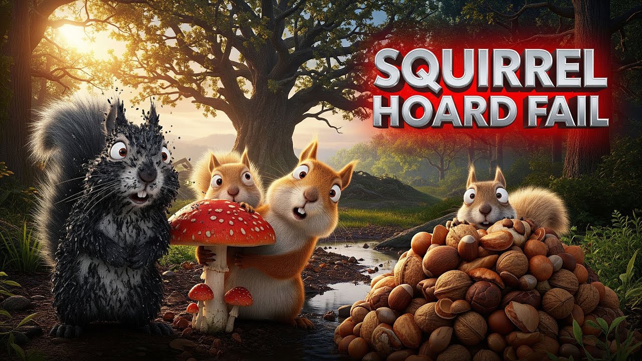 Squirrel Hoard Fail | কাঠবিড়ালির খাদ্য জমার ব্যর্থ চেষ্টা 🌰