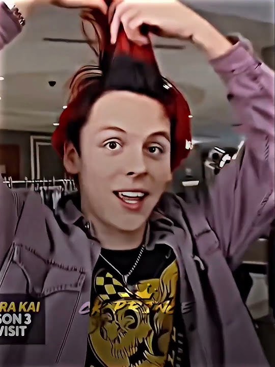 Hawk's hair🔥 RED HAWK🦅🔥#cobrakai #hawk #edit #shorts #jacobbertrand #viralshorts