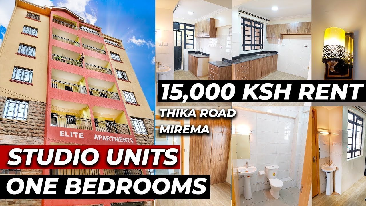 AFFORDABLE ONE BEDROOM AND STUDIO APARTMENT TOUR | MODERN HOUSE TOUR | THIKA ROAD | MIREMA DRIVE