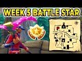 Follow the Treasure Map Found in Snobby Shores Location BATTLE STAR WEEK 5 SEASON 5 FORTNITE!!!