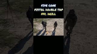 FIVE CONE DOUBLE TAP PISTOL DRILL | MISSES MALFUNCTIONS HONEST TRAINING #shootingdrills #Shorts