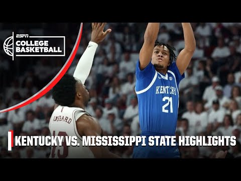 LATE-GAME DRAMA 😱 Kentucky Wildcats vs. Mississippi State Bulldogs | Full Game Highlights