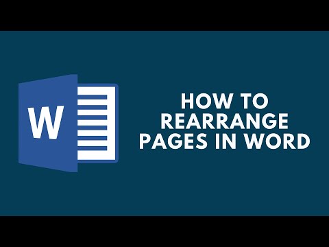 How to Rearrange Pages in Word?