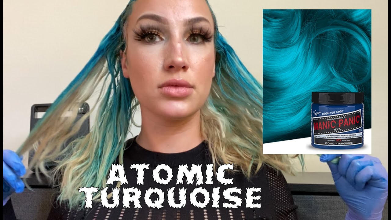 2. Manic Panic Semi-Permanent Hair Color Cream - Atomic Turquoise - wide 3