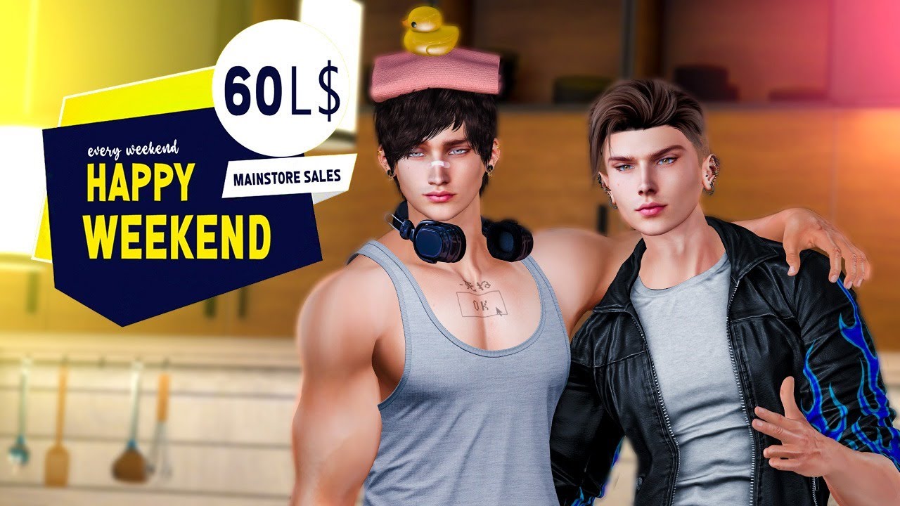 60L Happy Weekend Sale 01/08/2020 Second Life Review YouTube