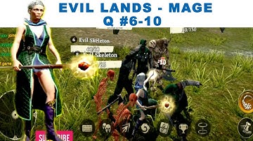 Evil Lands Mage ( Skylark Fields ) | Quest #6 to #10 | Android free game | gameplay walkthrough