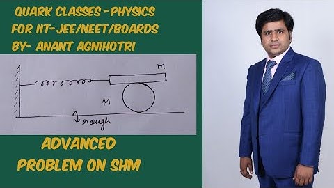 Advanced problem on SHM||PHYSICS for IIT JEE/ NEET by Anant agnihotri || QUARK CLASSES