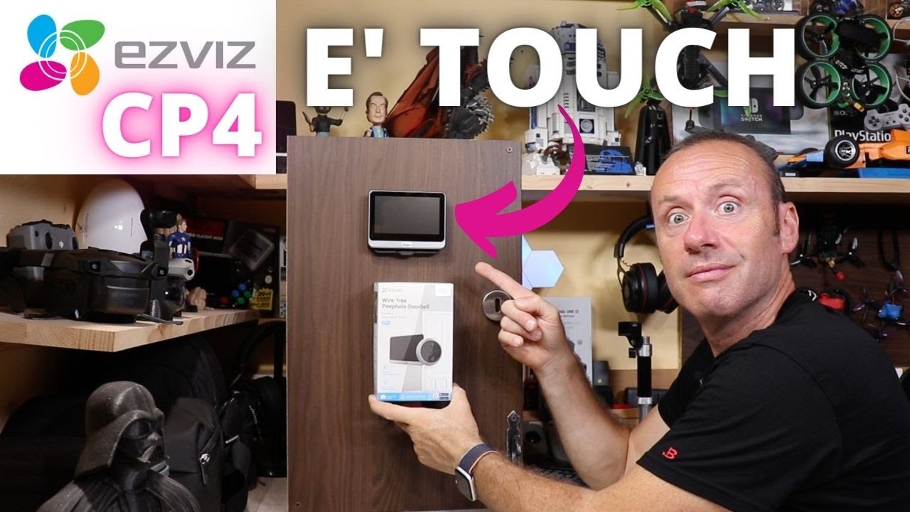 SPIONCINO SMART EZVIZ CP4 CON DISPLAY TOUCHSCREEN 1080P CAMPANELLO E CAMERA  DI SICUREZZA RECENSIONE 