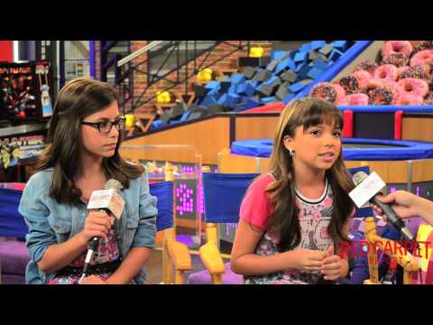 Madisyn Shipman & Cree Cicchino at Nickelodeon’s Game Shakers Set Visit ...