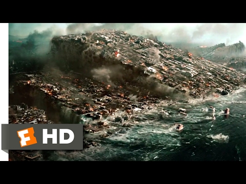 2012 (2009) - The Sinking of Los Angeles Scene (3/10) | Movieclips