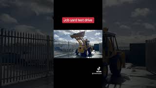 Jcb 3CX yard test drive