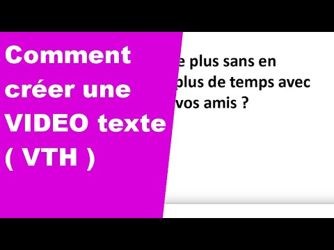 Vidéo: Comment rendre le texte vide ?