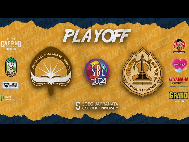 UNIVERSITAS ATMAJAYA YOGYAKARTA VS UNIVERSITAS SEMARANG(PA) | 15.00 WIB | SBL 2024 class=