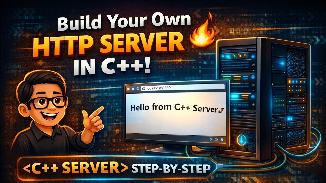 Build Your Own HTTP Server in C++ 🚀 | Step-by-Step Beginner to Advanced ...