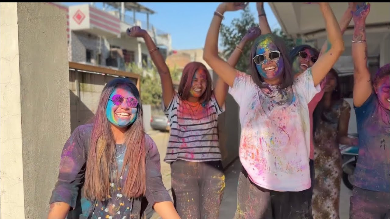 Hum sab ne holi Celebrate kiye bhot Maza aaya 🌈🫟#subscribe #comment #viralvideo #holi 