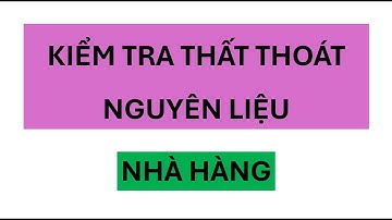 Báo cáo tồn kho nguyên liệu theo định mức