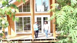 видео Дома из двойного бруса: особенности и технологии строительства