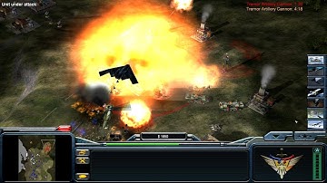 USA VS 2 China Artillery - Zero Hour Reborn