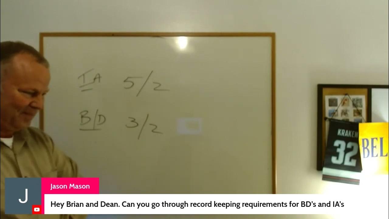 Record Retention B/Ds and IAs from our Weekly Q&A for all FINRA and