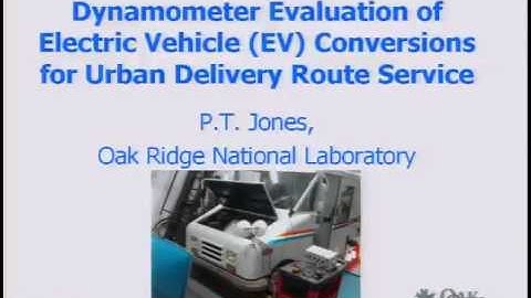 Dynamometer Evaluation of Five Electric Vehicles Designed for Urban Deliver Route Services