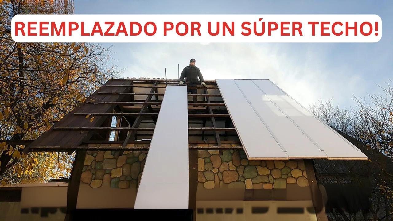 Techo a prueba de fuego, cálido y económico. ¡Hazlo tú mismo por 1000 USD!