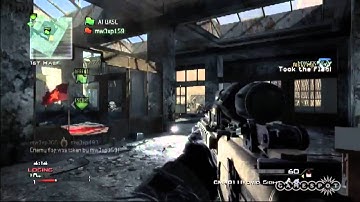 MW3 Multiplayer Gameplay - Capture the Flag on Dome - Start of Game - CM901 Hybrid Sight