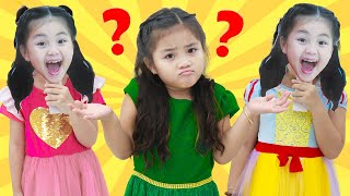 Suri and Annie Pretend Play with Funny Kids Masks Story | Toys for Children Resimi