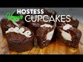 HEALTHY VEGAN HOSTESS CUPCAKES in 60 SECONDS!   free printable recipe