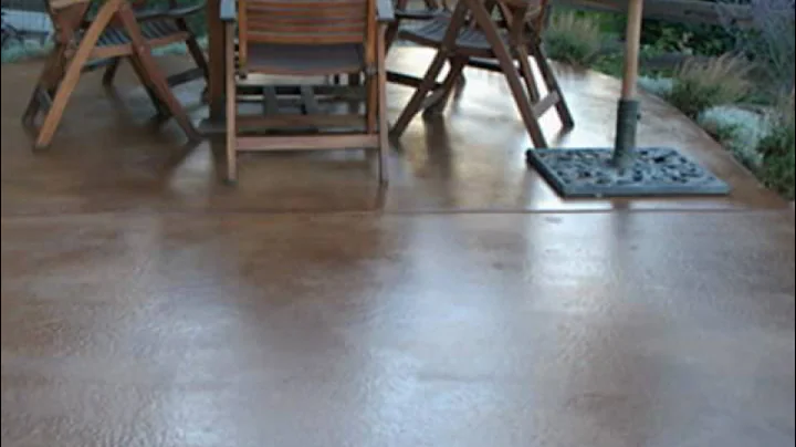 How To Acid Stain a Concrete Patio Floor