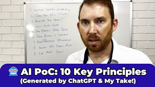Information 🤖 AI PoC: 10 Key Principles (Generated by ChatGPT & My Take!) Guide