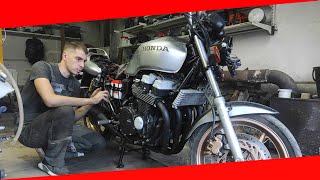 Собираю мотоцикл Honda cb 750 Первый запуск после ремонта!