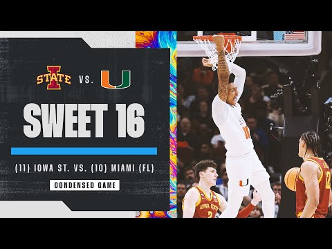 Miami vs. Iowa State - Sweet 16 NCAA tournament extended highlights