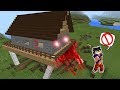 CUIDADO COM A CASA MUTANTE COM VIDA NO MINECRAFT!!