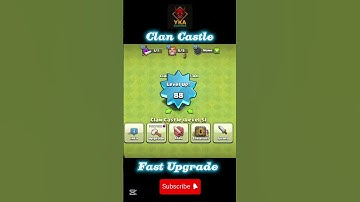 COC Level 1 Clan Castle Upgrade To Max Level #clashofclans #coc #games #gaming #gameplay #game #new