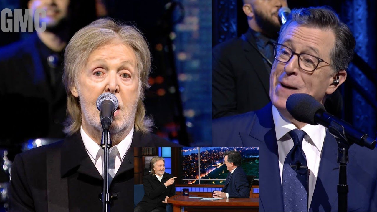 Stephen Colbert invited Paul McCartney a special guest on ...