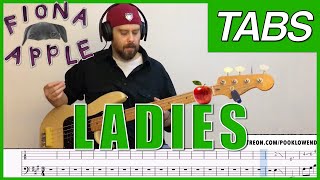 &quot;Ladies&quot; bass tabs cover, Fiona Apple [PLAYALONG]