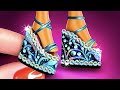 48 DIY Barbie Shoes / Doll hacks and crafts