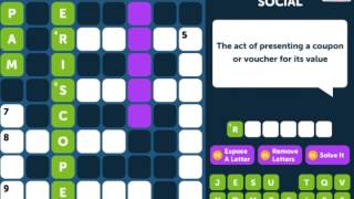 Crossword Quiz SOCIAL Level 8 - Walkthrough