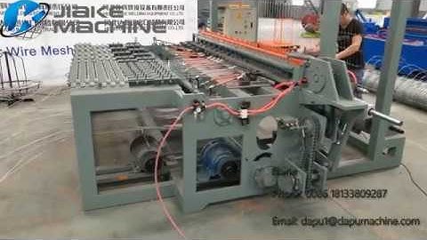 High Speed Cattle Fence Machine Grassland Fence Making Machine