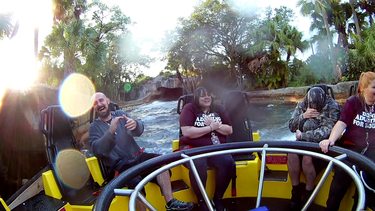 Congo River Rapids ride at Busch Gardens Tampa