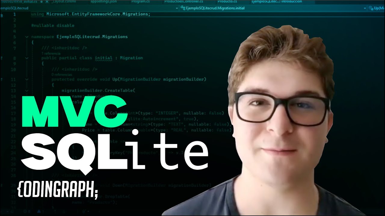 ASP.NET Core MVC + SQLite - Crea tu aplicación web paso a paso - YouTube