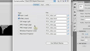 Adobe Flash CS5 Tutorial - Publishing a Movie with Flash