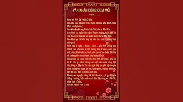 Văn Khấn CÚNG CƠM MỚI để tạ ơn TRỜI ĐẤT, THẦN LINH, TỔ TIÊN một vụ mùa BỘI THU - VĂN KHẤN VIỆT NAM