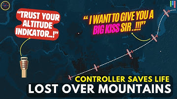 (INTENSE) Disoriented pilot trapped in ice and cloud! Smart Atc guides miracle landing #atc