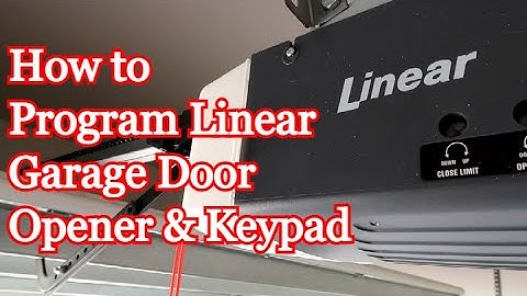 How to Program Linear Garage Door Opener and Keypad