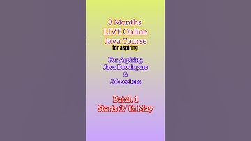 3 months LIVE JAVA course with Web Project #java #courses #javaprogramming #shorts #onlineclasses