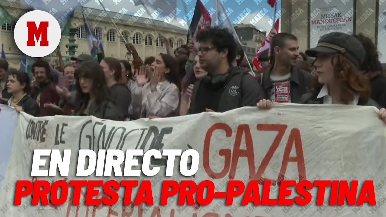 EN DIRECTO | Protesta en apoyo a los palestinos en Malm, Suecia, sede del Festival de Eurovisin