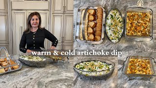 Warm u0026 Cold Artichoke Dip Samira's Kitchen Episode # 359 - 2 