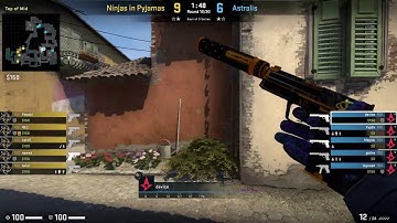 CS:GO POV Demo Astralis device (25/17) vs NiP (de_inferno)